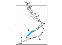 OEM 2022 Cadillac Escalade ESV Lower Hose Diagram - 84564113