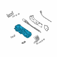 OEM Ford Taurus Console Base Diagram - AG1Z-54045B30-AA