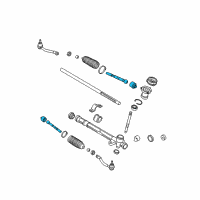 OEM 2006 Kia Rio5 Inner Ball Joint Assembly Diagram - 565401G000