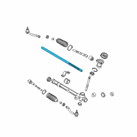 OEM 2008 Kia Rio Rack-Steering Gear Box Diagram - 565121G000