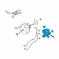 OEM 2018 Lincoln Navigator Master Cylinder Diagram - JL3Z-2140-A