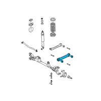 OEM 2002 Jeep Grand Cherokee Suspension Strut Rod Diagram - 52080138AB