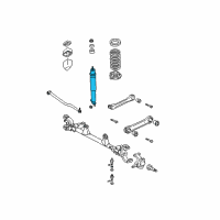 OEM 2002 Jeep Grand Cherokee Shock Absorber Diagram - 5014730AG