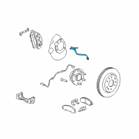 OEM Chevrolet Silverado 1500 LD Brake Hose Diagram - 84331228