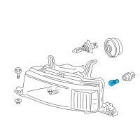 OEM Toyota Echo Park Lamp Bulb Diagram - 90981-12024