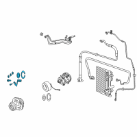 OEM 2014 Jeep Grand Cherokee Clutch-A/C Compressor Diagram - 68068755AB