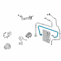 OEM 2012 Dodge Charger Line-A/C Discharge Diagram - 55038153AB