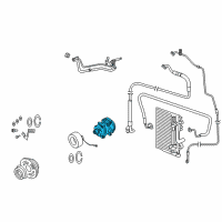 OEM 2010 Dodge Charger COMPRES0R-Air Conditioning Diagram - 55111418AC