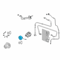 OEM Dodge Challenger Coil-Air Conditioning Clutch Diagram - 68000489AB