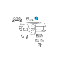 OEM Dodge Grand Caravan Switch-Instrument Panel Diagram - 4602418AI