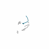 OEM Oldsmobile Bravada Washer Hose Diagram - 15003571
