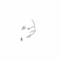 OEM 2007 Saturn Outlook Rear Washer Pump Diagram - 22979757