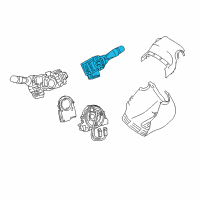 OEM 2020 Toyota Tacoma Wiper Switch Diagram - 84652-06340