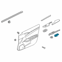 OEM 2018 Honda Civic Switch Assy., Power Window Master Diagram - 35750-TGG-A01