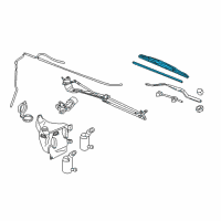 OEM 2006 Chevrolet Uplander Front Blade Diagram - 15192144