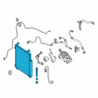 OEM Scion Condenser Diagram - 88460-74010