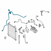 OEM Scion iQ Liquid Line Diagram - 88710-74030