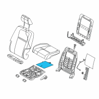 OEM 2010 Dodge Journey Pad-Seat Cushion Diagram - 4610192AA