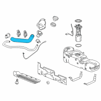 OEM 2019 GMC Sierra 3500 HD Filler Hose Diagram - 25901749