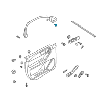 OEM Ford Explorer Belt Weatherstrip Diagram - LB5Z-7821457-A