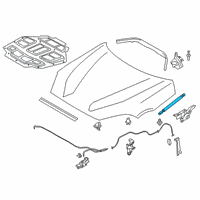 OEM Toyota GR Supra Lift Cylinder Diagram - 53440-WAA01