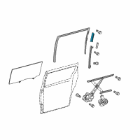 OEM 2013 Toyota Sienna Sash Channel Diagram - 68191-08010