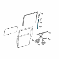 OEM 2014 Toyota Sienna Sash Channel Diagram - 67407-08020