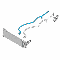 OEM 2021 BMW X5 TRANS. OIL COOLER FEED LINE Diagram - 17-22-9-494-456