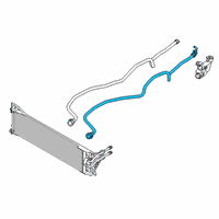 OEM BMW X5 TRANS. OIL COOLER RETURN LIN Diagram - 17-22-9-494-457