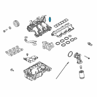 OEM 2010 Lincoln MKX Front Seal Diagram - 7T4Z-9E936-A