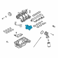 OEM Ford Police Interceptor Sedan Oil Pump Diagram - GL3Z-6C639-A