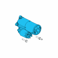 OEM Mercury Starter Diagram - DL3Z-11002-A