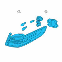 OEM 2018 Kia Optima Lamp Assembly-Rear Combination Diagram - 92401D5000