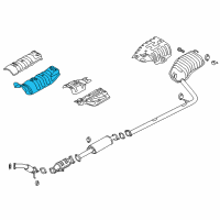 OEM 2011 Hyundai Sonata Protector-Heat Front Diagram - 28791-3S100