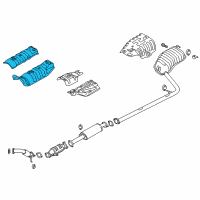 OEM 2015 Hyundai Sonata Protector-Heat Front Diagram - 28791-4R000