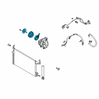 OEM Kia Spectra Clutch Assembly-Magnetic Diagram - 976402F100