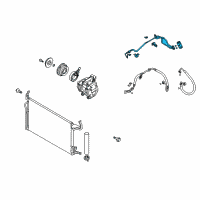 OEM 2005 Kia Spectra Suction & Liquid Tube Assembly Diagram - 977752F000