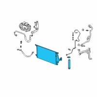 OEM Buick Terraza A/C Condenser Diagram - 15208785