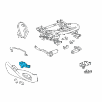 OEM 2018 Chevrolet Camaro Adjuster Switch Diagram - 23248803