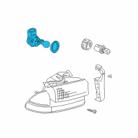 OEM Chrysler Sebring Socket-Side Marker Diagram - 5288612