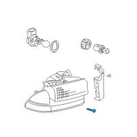 OEM Dodge Durango Screw Diagram - 4882728