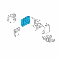 OEM Hyundai Equus Brake Control Module Unit Assembly Diagram - 95400-3N810