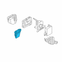 OEM Hyundai Equus Unit Assembly-Pdm Diagram - 95460-3N100