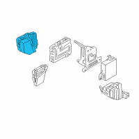 OEM 2016 Hyundai Equus Instrument Panel Junction Box Assembly, Left Diagram - 91950-3N700