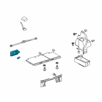 OEM Scion xD Compartment Lamp Diagram - 81250-02030