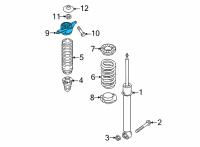 OEM Hyundai Santa Cruz INSULATOR-STRUT Diagram - 55310-S1150