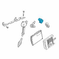 OEM 2019 Chevrolet Malibu Camshaft Sensor Diagram - 55573508