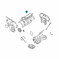 OEM 2001 Nissan Pathfinder Cap Assy-Oil Filler Diagram - 15255-1P103