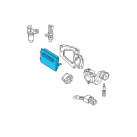 OEM 2004 Dodge Durango Powertrain Control Module Diagram - RL029144AC