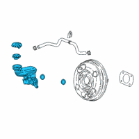 OEM 2019 Honda Odyssey Master Cylinder Set Diagram - 46101-THR-A01